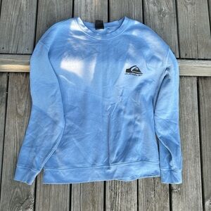 Quiksilver Men's Light Blue Crewneck Sweater